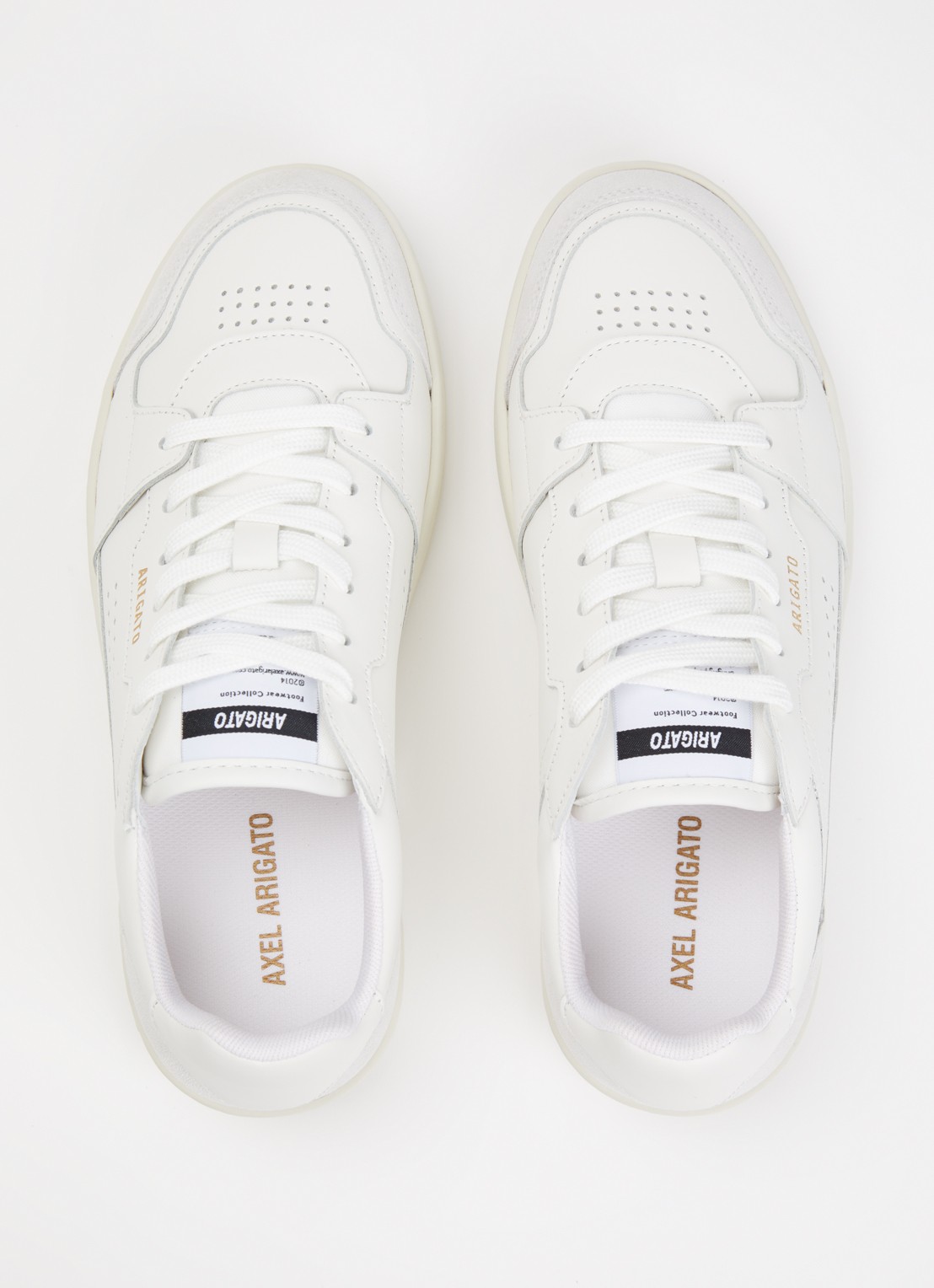 Axel Arigato Dice Lo sneaker van leer - detail 3 gebroken wit