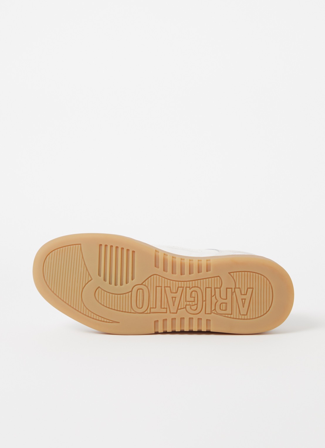 Axel Arigato Dice-T-Toe sneaker van leer met suède details - detail 6 gebroken wit