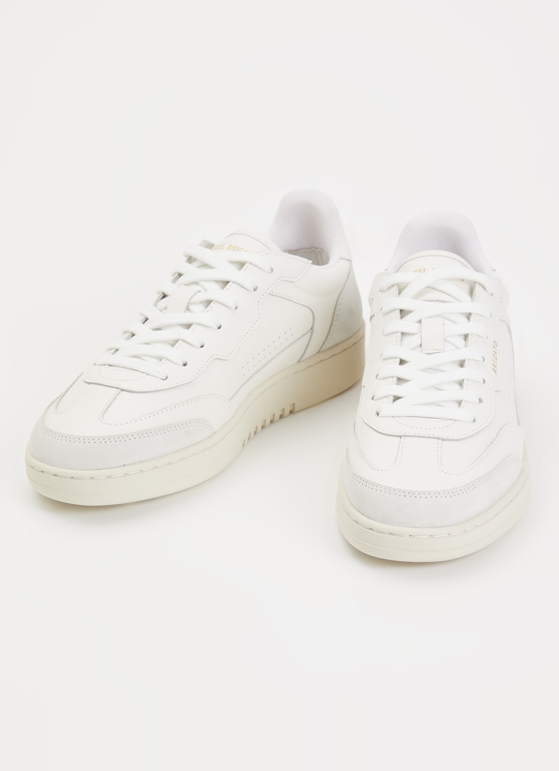 Axel Arigato Dice T-Toe sneaker van leer met suède details - detail 3 wit