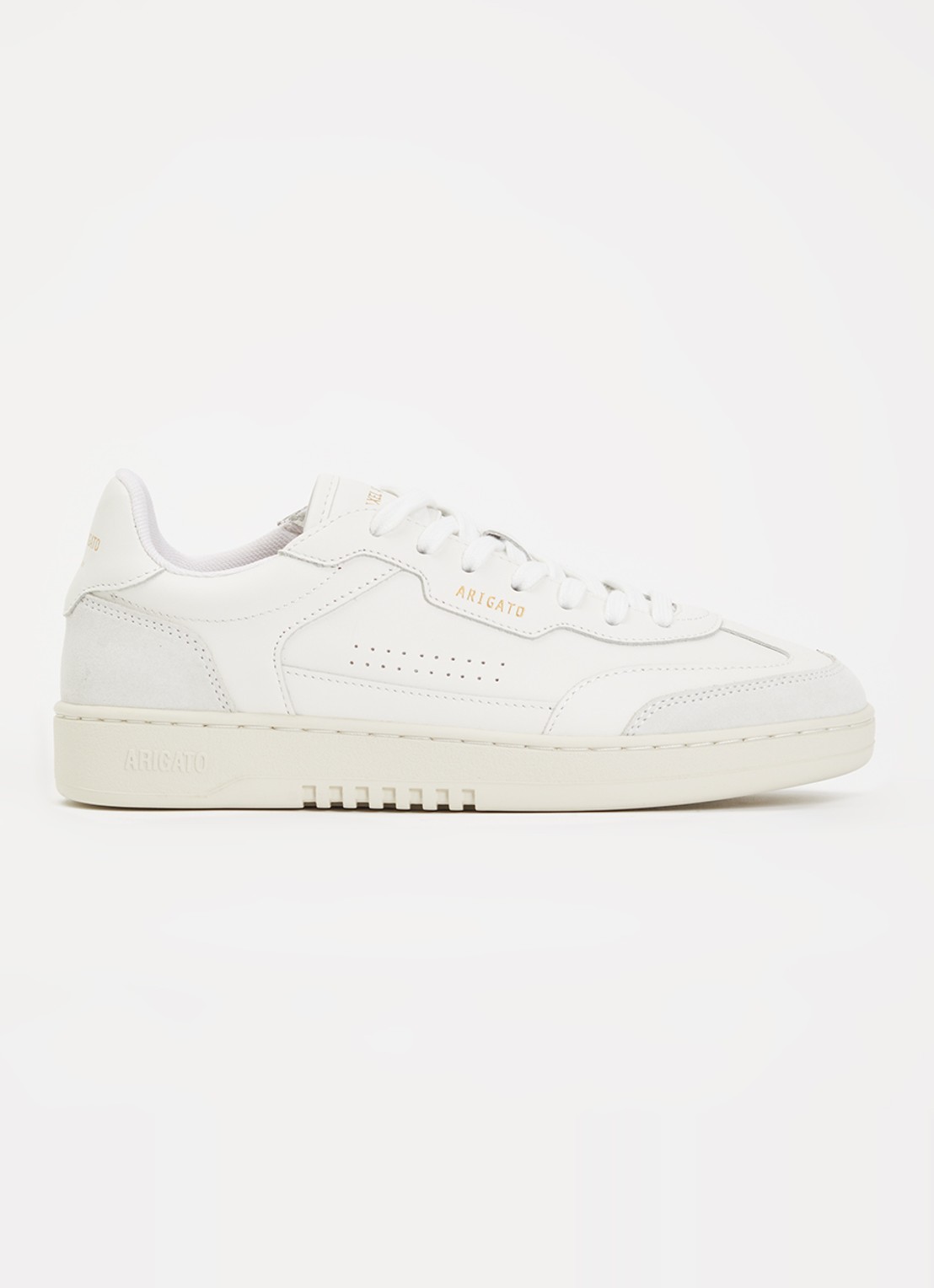 Axel Arigato Dice T-Toe sneaker van leer met suède details - voorkant 2 wit