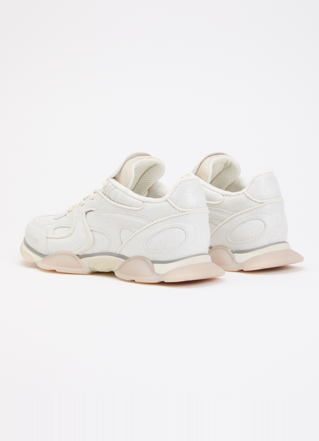 Axel Arigato Eris Crackled sneaker van leer - achterkant 5 gebroken wit