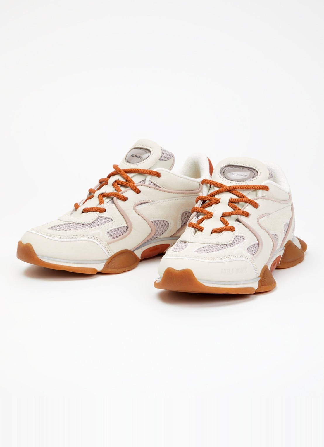 Axel Arigato Eris sneaker van leer met details van mesh en suède - detail 2 beige