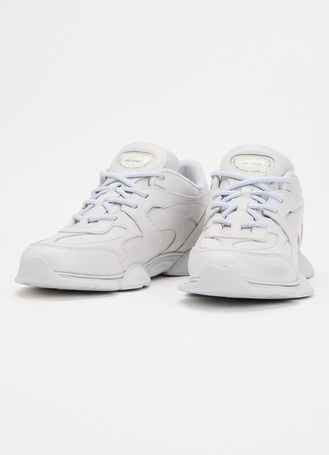 Axel Arigato Eris sneaker van leer - detail 3 lichtgrijs