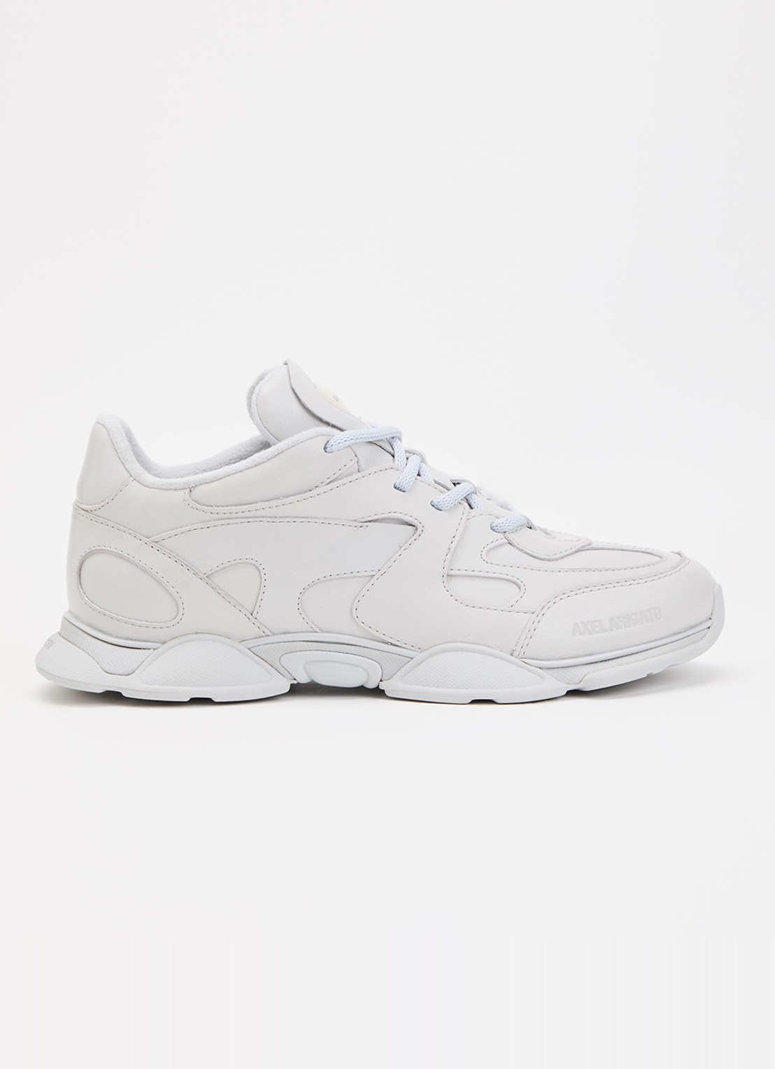 Axel Arigato Eris sneaker van leer - voorkant lichtgrijs