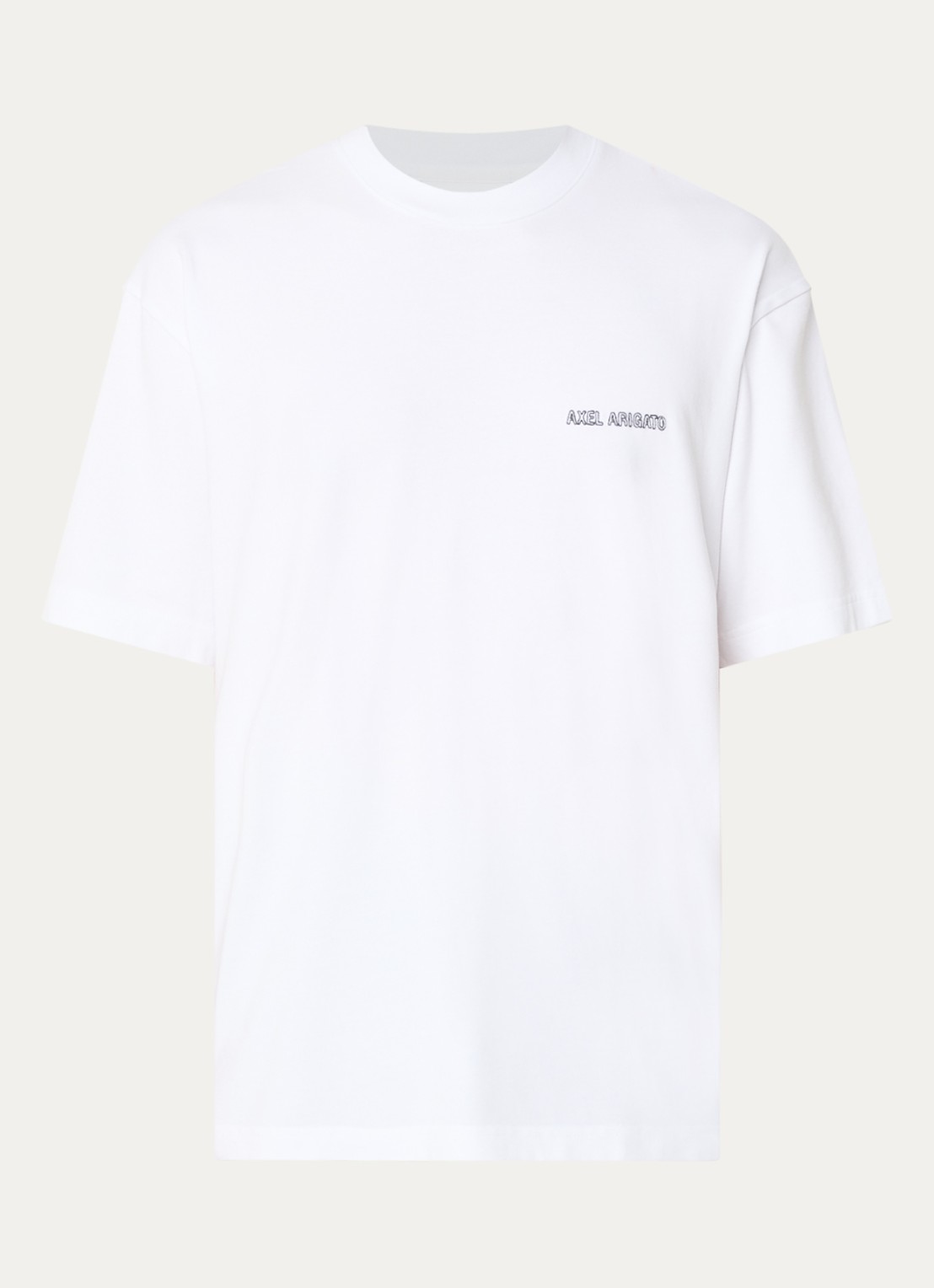 Axel Arigato Forest Sketch T-shirt met logo- en backprint - voorkant 2 wit
