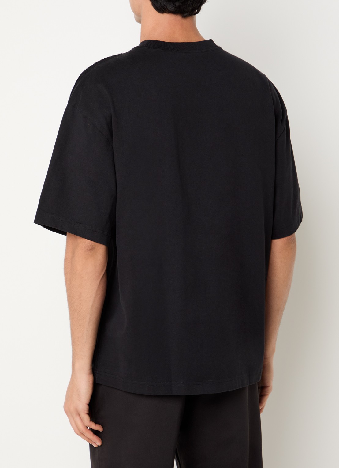 Axel Arigato Honor T-shirt met logo - achterkant 4 zwart