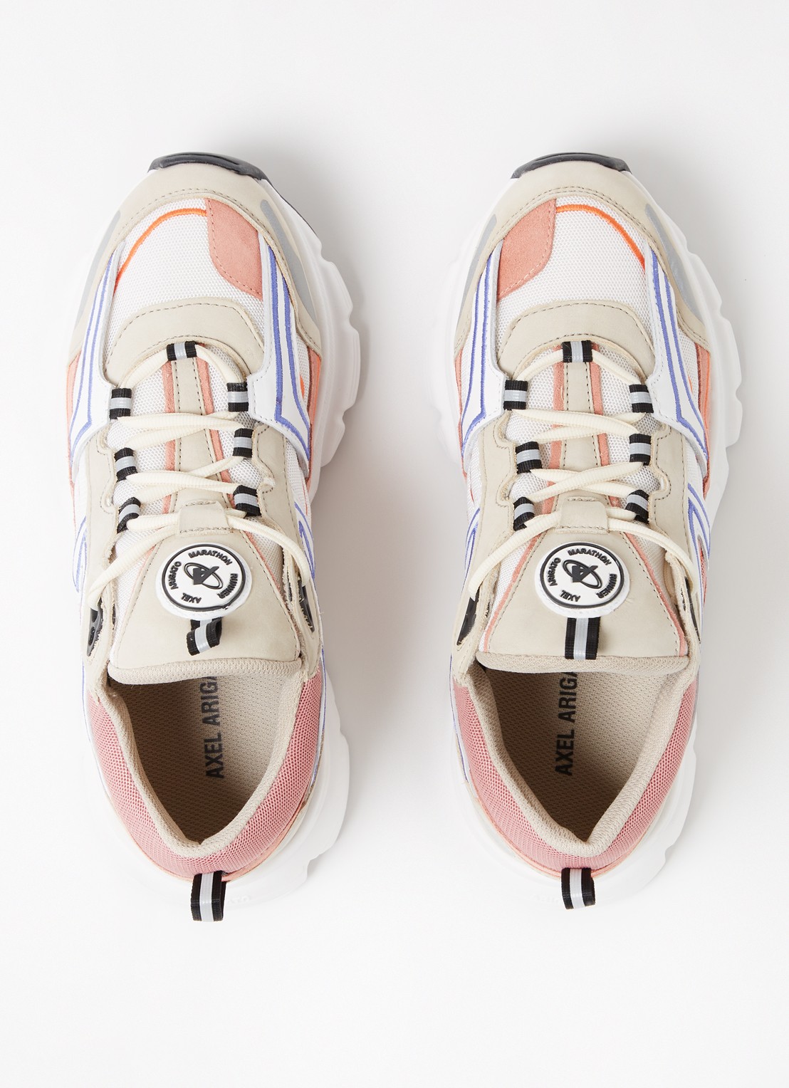 Axel Arigato Marathon R-Trail sneaker met suède details - detail 3 beige