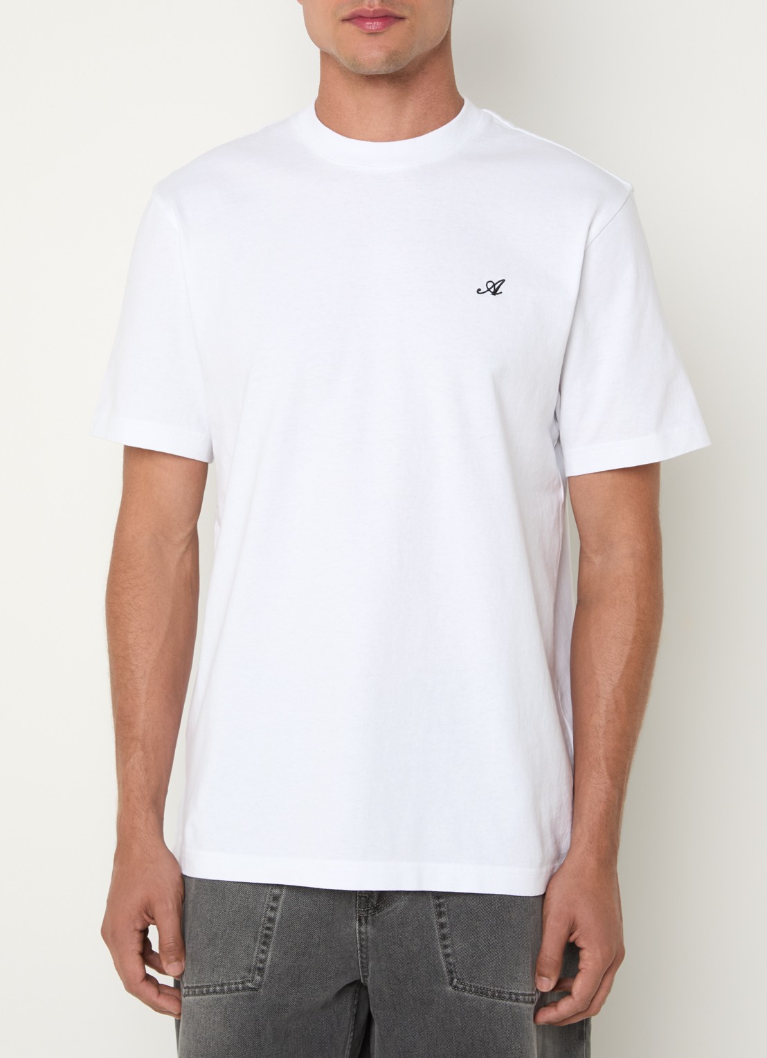 Axel Arigato Signature T-shirt met logo - detail 2 wit