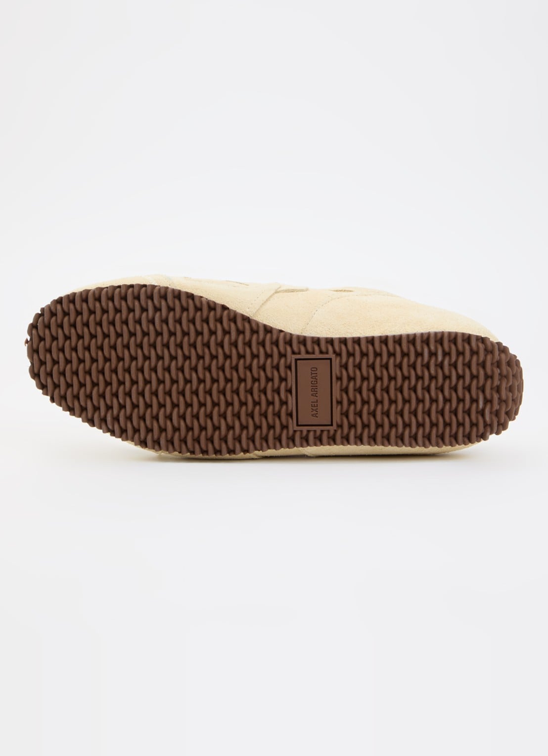 Axel Arigato Slow Mule sneakers van suède - detail 4 lichtgeel