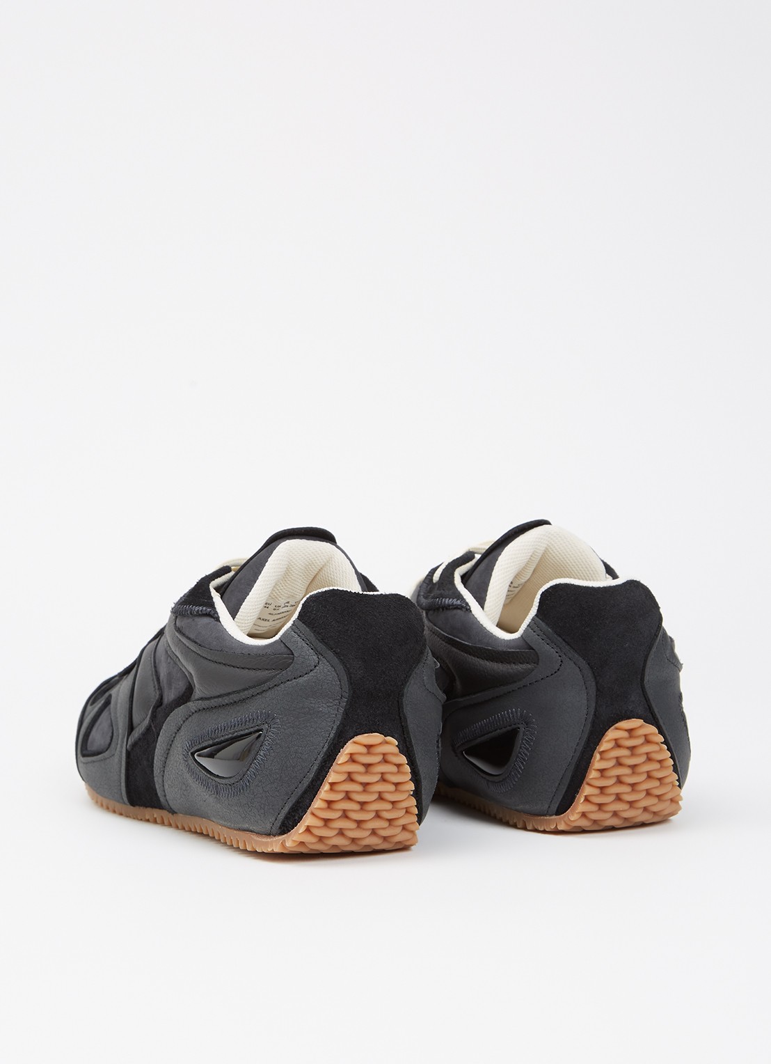 Axel Arigato Slow Runner sneaker met suède details - achterkant 6 zwart