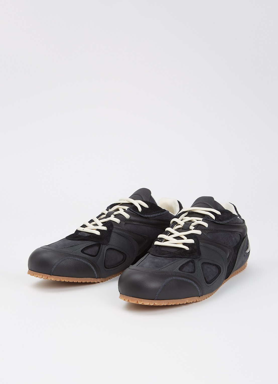 Axel Arigato Slow Runner sneaker met suède details - detail 3 zwart
