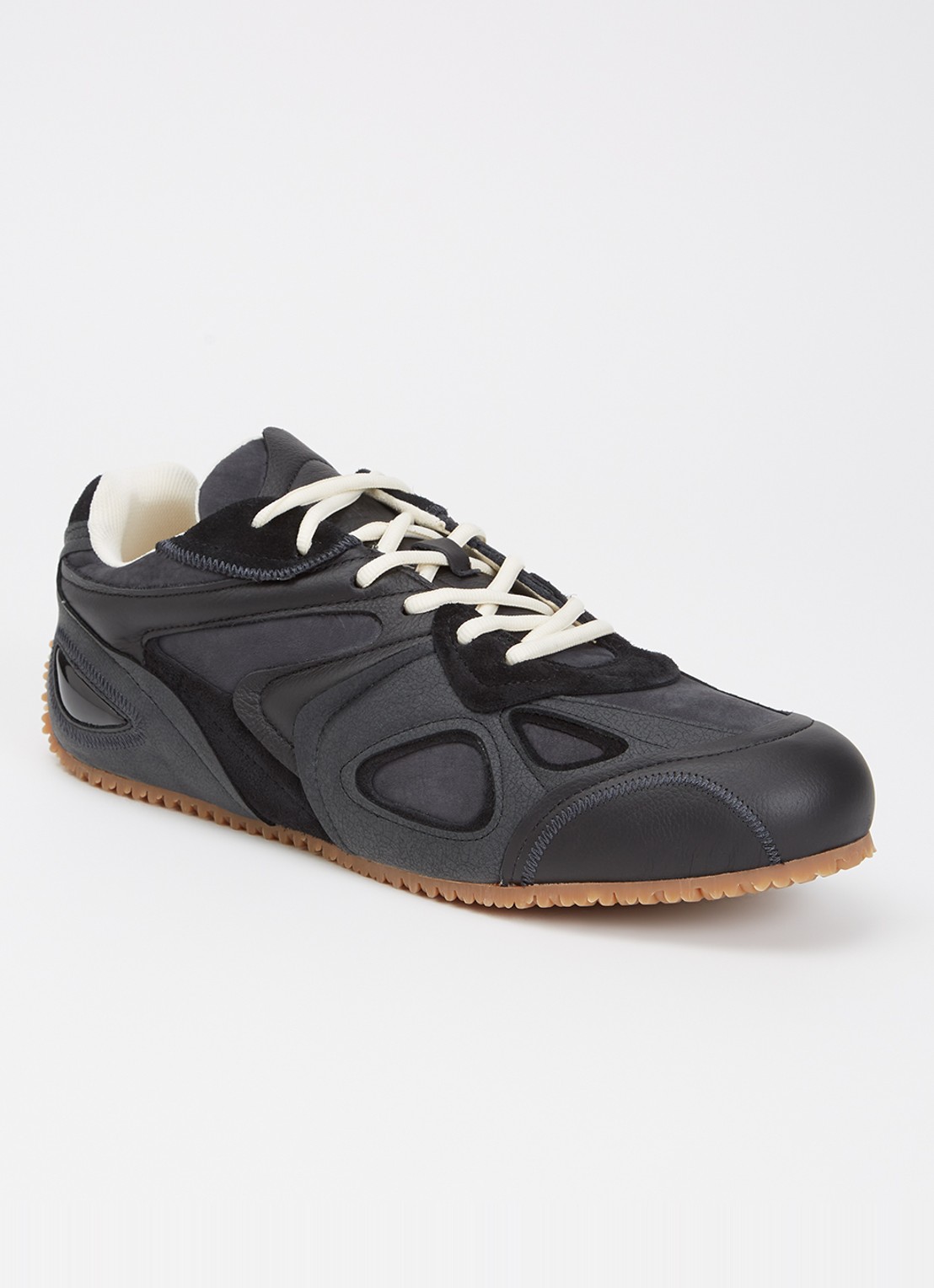 Axel Arigato Slow Runner sneaker met suède details - voorkant zwart
