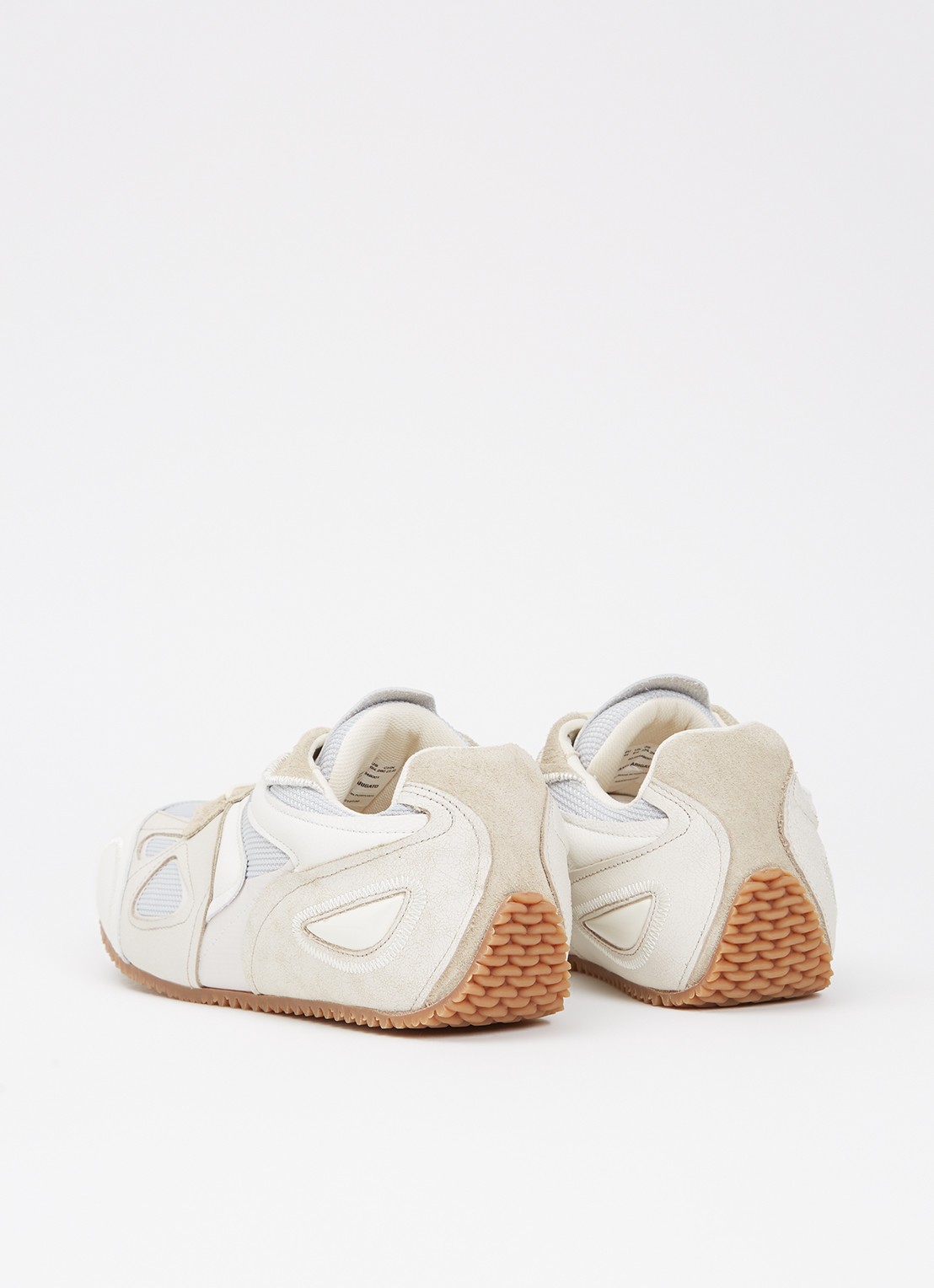 Axel Arigato Slow Runner sneaker met suède details - achterkant 4 gebroken wit