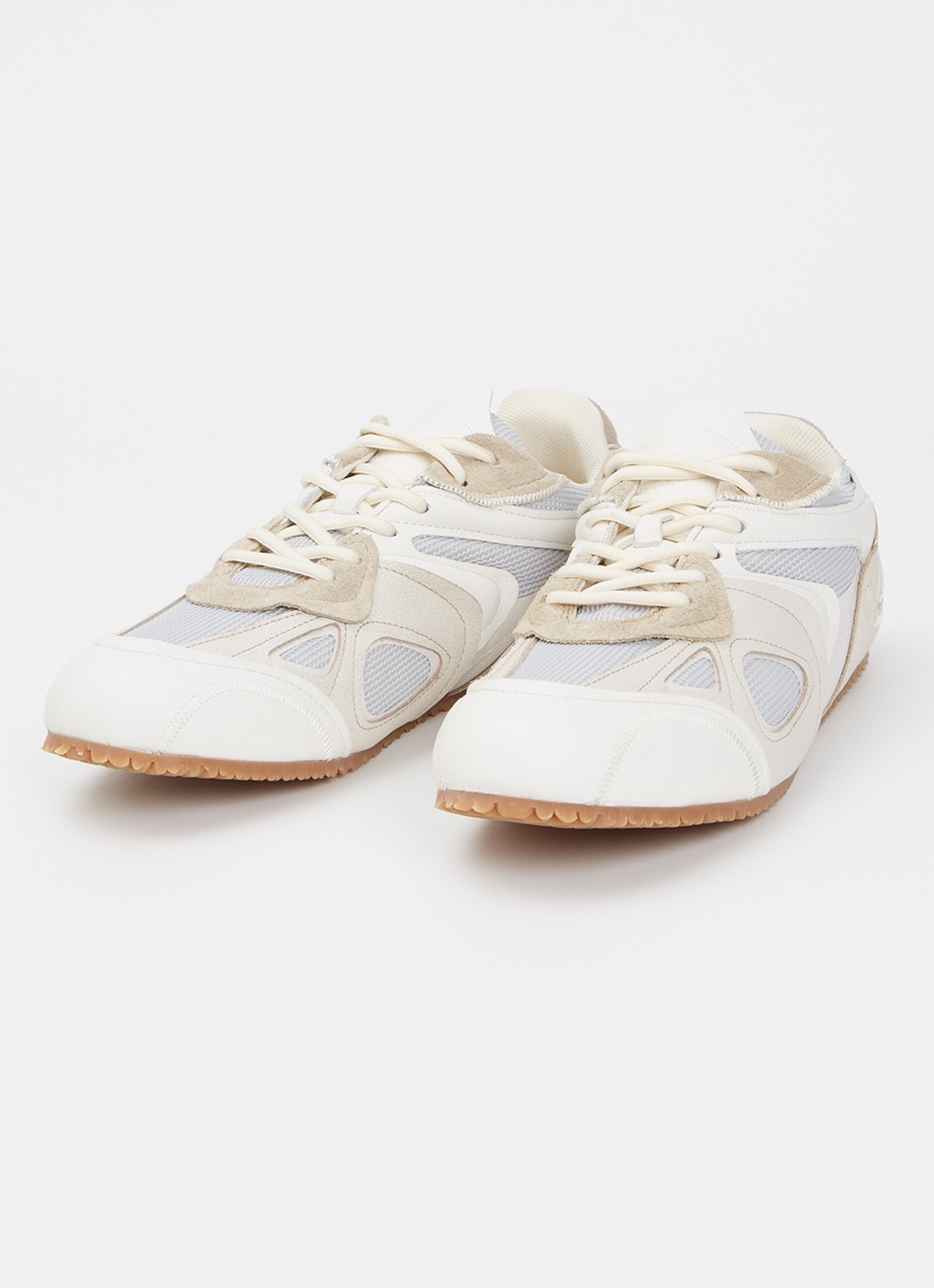 Axel Arigato Slow Runner sneaker met suède details - detail gebroken wit