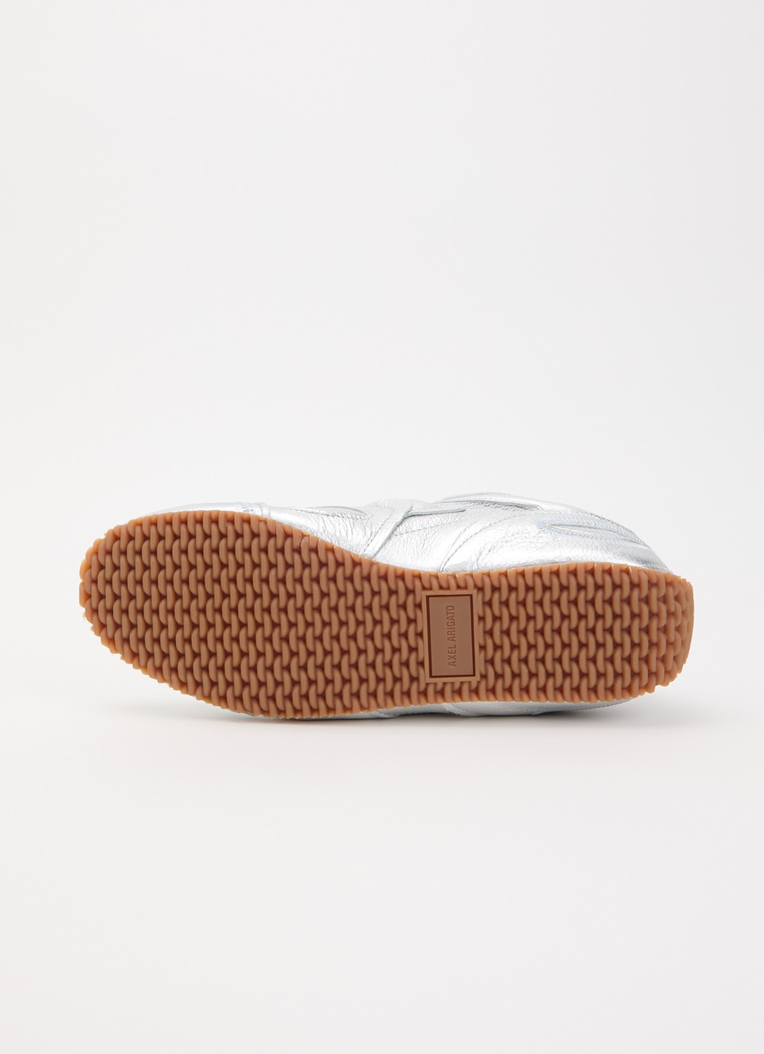 Axel Arigato Slow runner sneaker van leer met mesh details  - detail 4 zilver