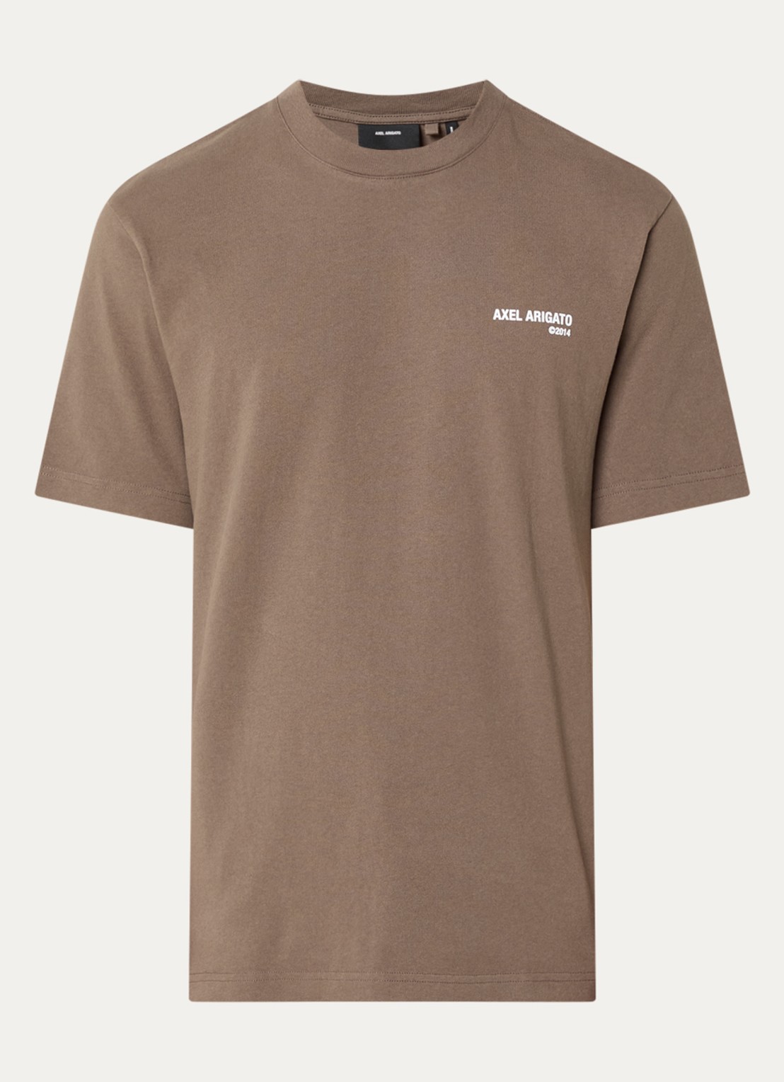 Axel Arigato T-shirt met logo - voorkant 3 bruin