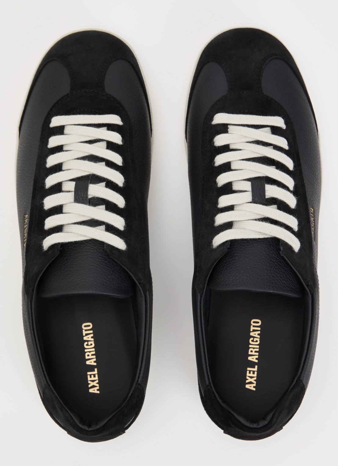 Axel Arigato Zane sneaker van leer met details van suède  - detail 2 zwart