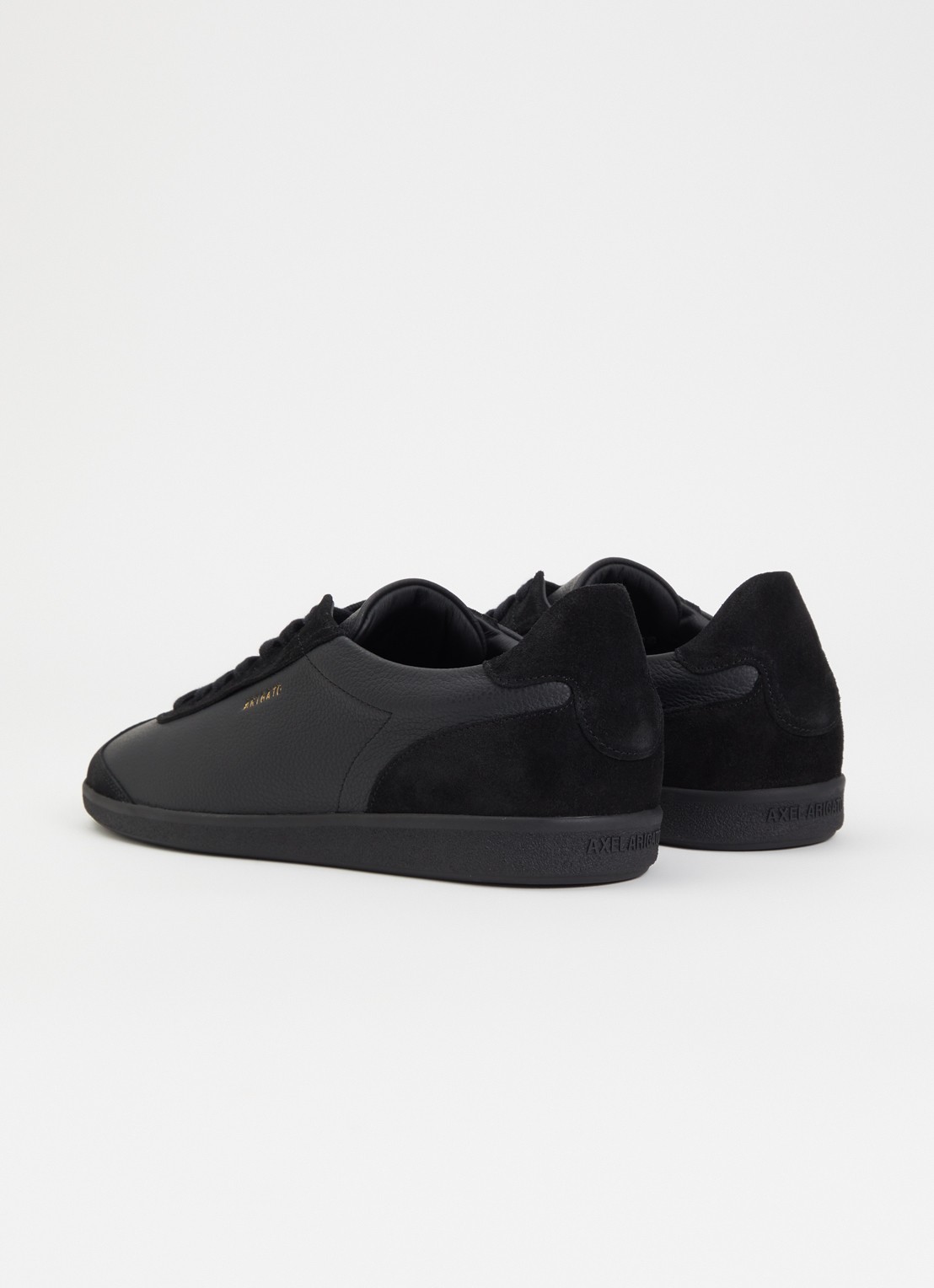 Axel Arigato Zane sneaker van leer met suède details - achterkant 4 zwart