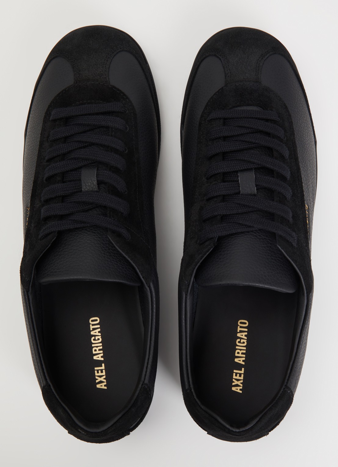 Axel Arigato Zane sneaker van leer met suède details - detail 2 zwart