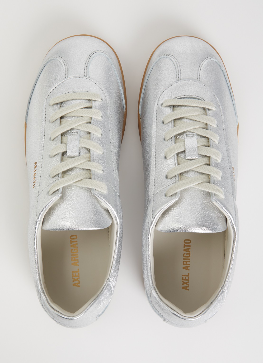 Axel Arigato Zane sneaker van leer - detail 4 zilver