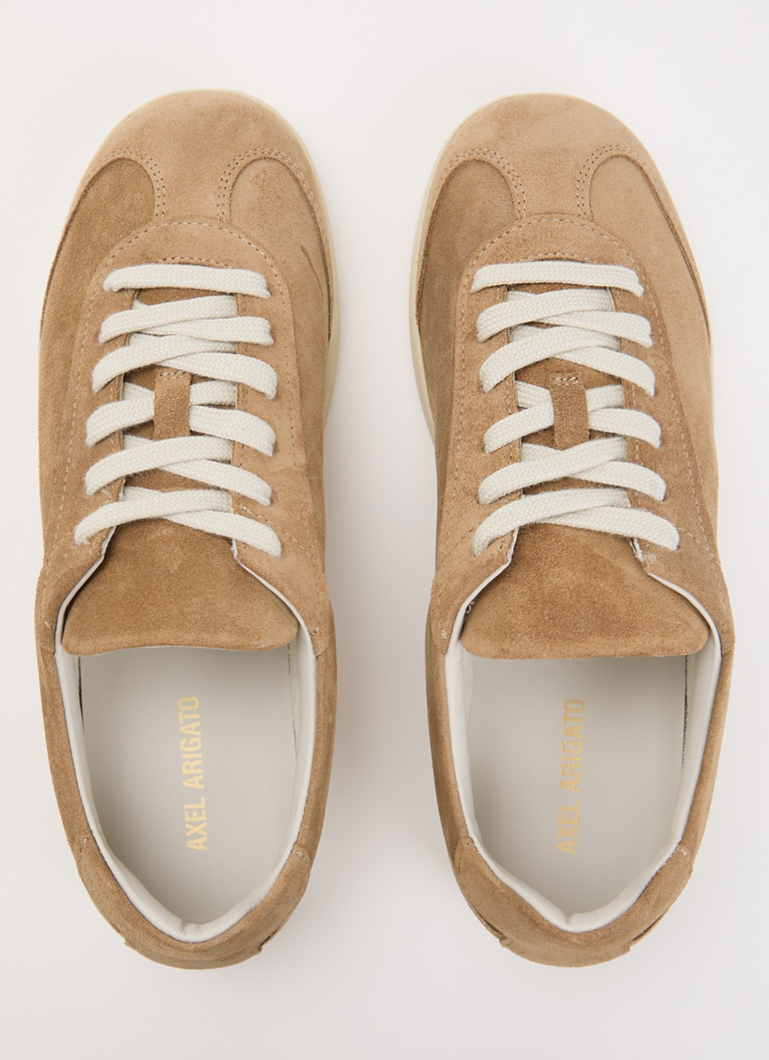 Axel Arigato Zane sneaker van suède - detail 4 naturel