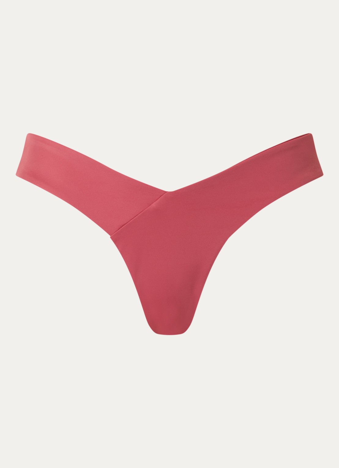 Aya Label The Aphrodite tanga bikinislip - voorkant 4 kersenrood