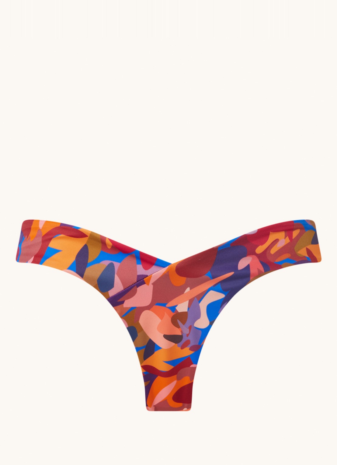 Aya Label The Aphrodite tanga bikinislip - voorkant 3 oranjerood