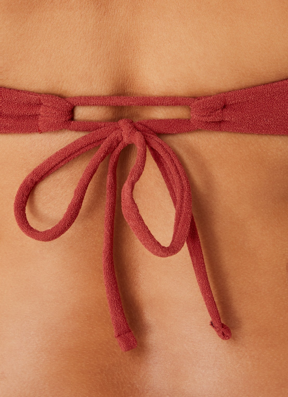 Aya Label The Clio balconette bikinitop met beugel en uitneembare vulling - detail 4 steenrood