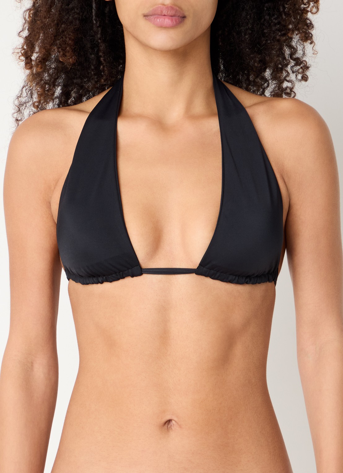 Aya Label The Gaia triangel bikinitop met uitneembare vulling - detail zwart