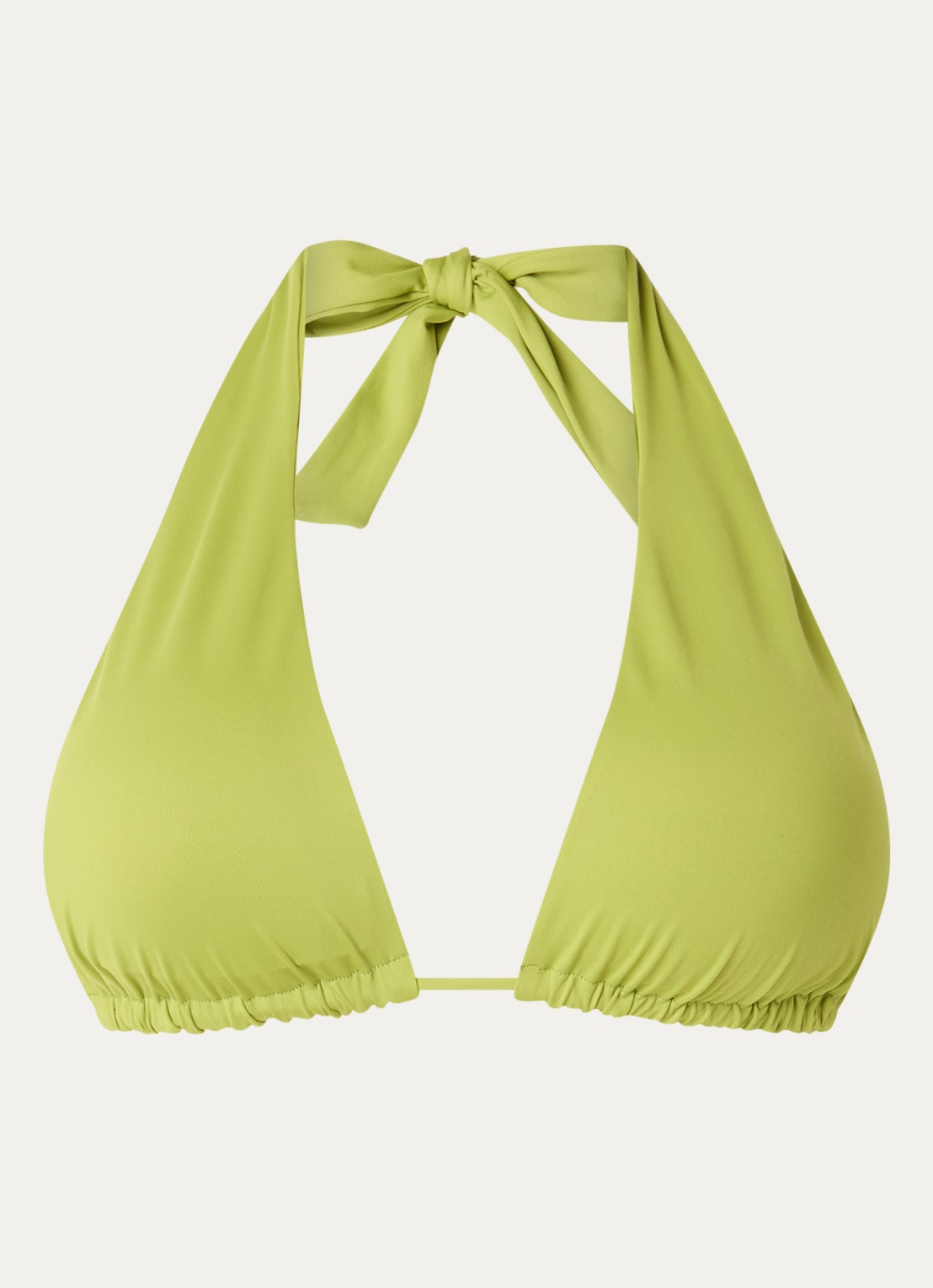 Aya Label The Gaia triangel bikinitop met uitneembare vulling - voorkant 4 lime