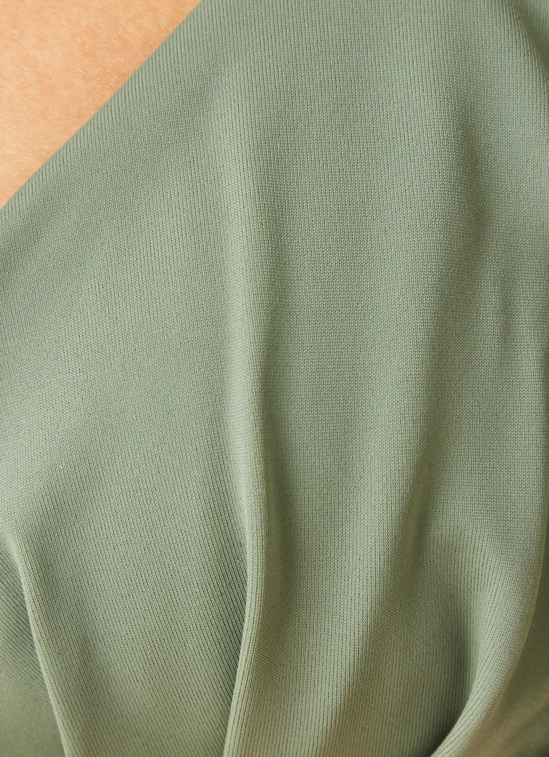 Aya Label The Hebe triangel bikinitop met uitneembare vulling - detail 3 olijfgroen