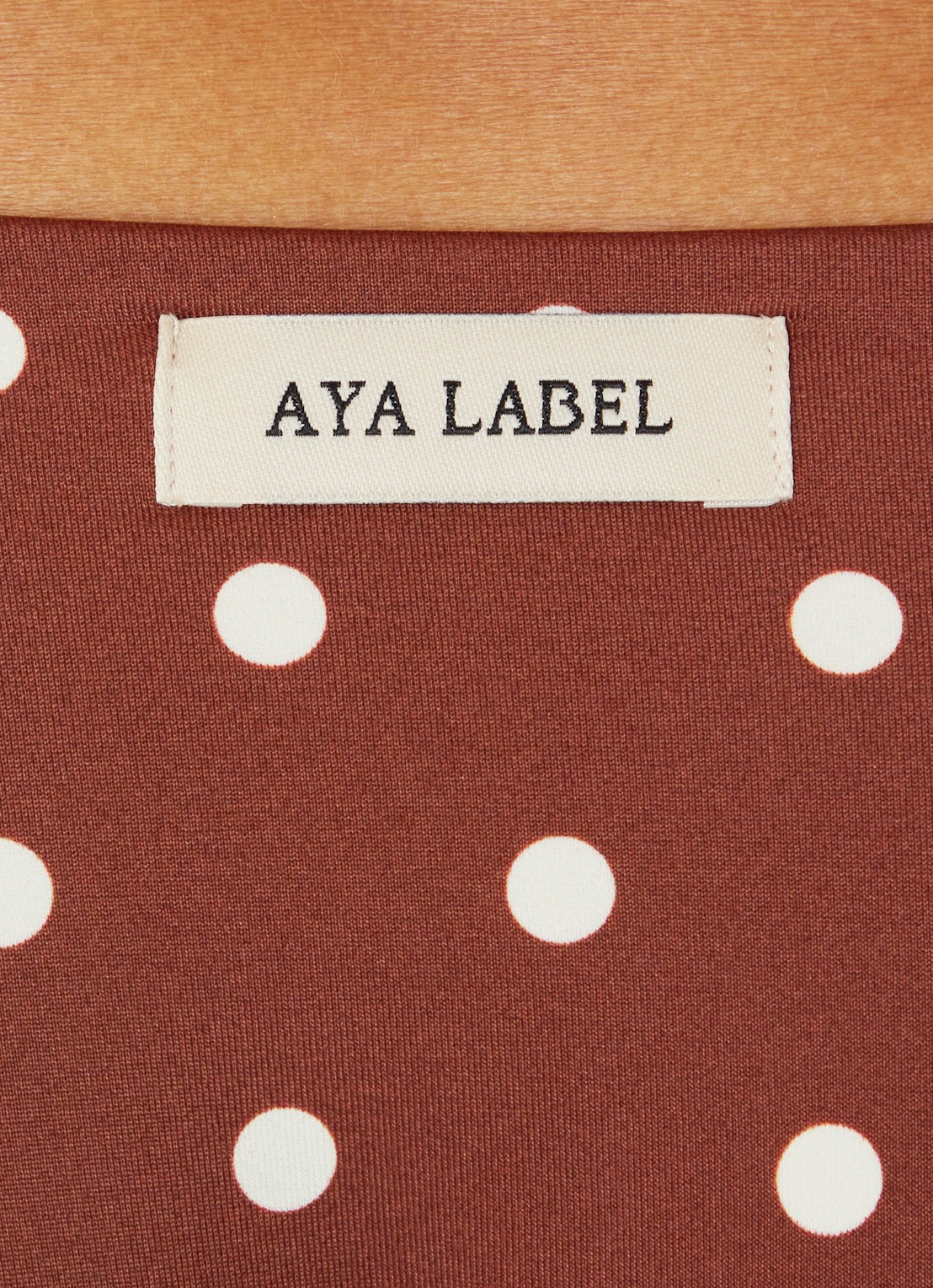 Aya Label The Iris tanga bikinislip - detail 3 kastanjebruin