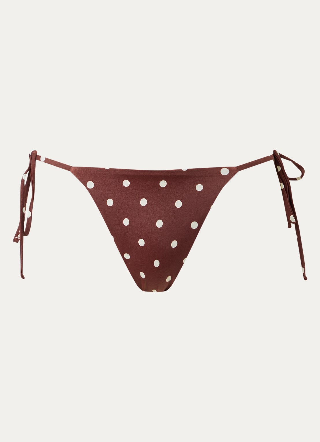 Aya Label The Iris tanga bikinislip - voorkant 4 kastanjebruin