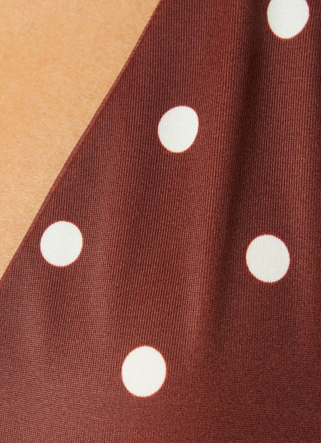 Aya Label The Iris triangel bikinitop met uitneembare vulling - detail 4 roodbruin