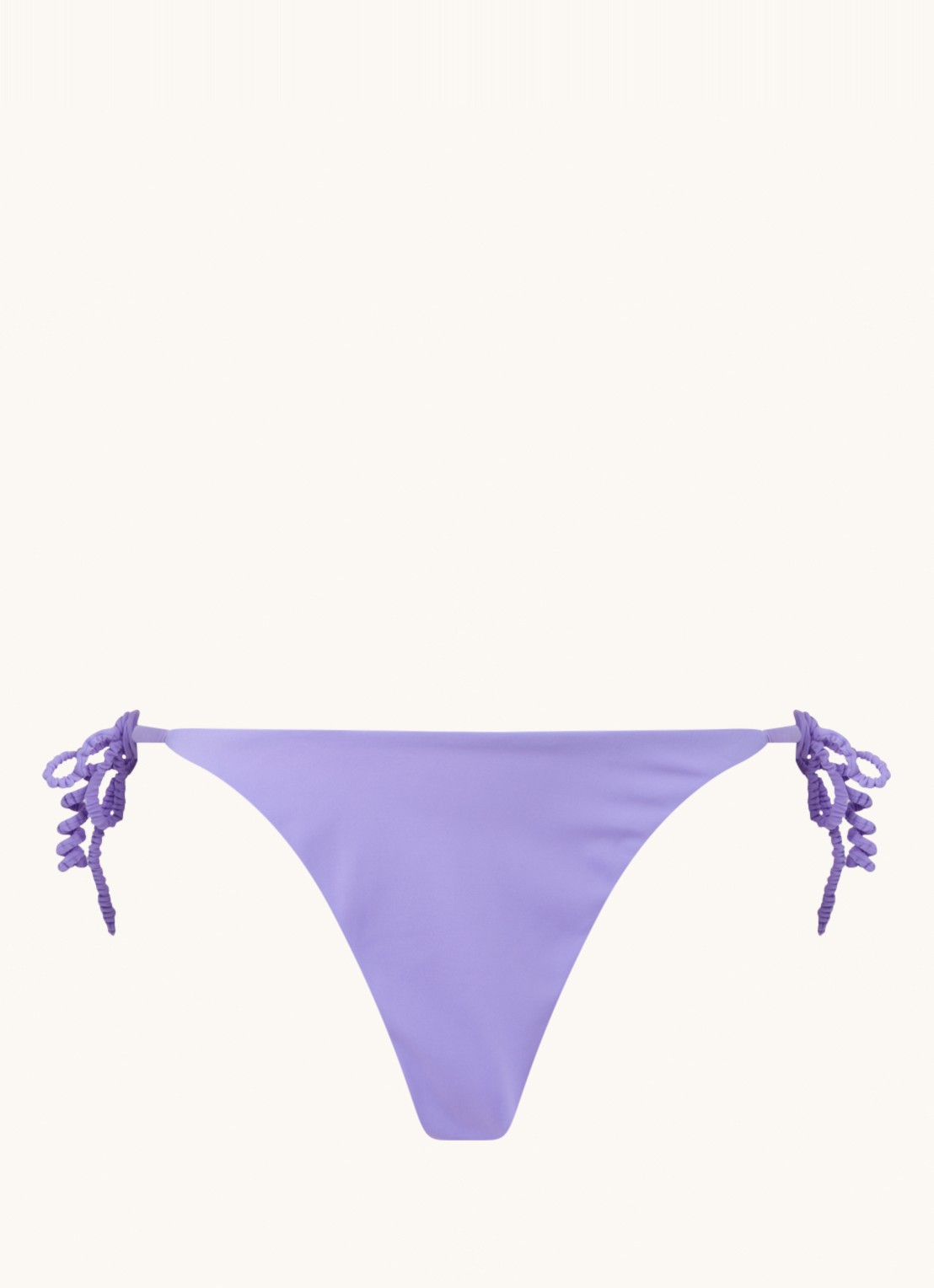 Aya Label The Persephone brazilian bikinislip met geknoopt detail - voorkant lavendel