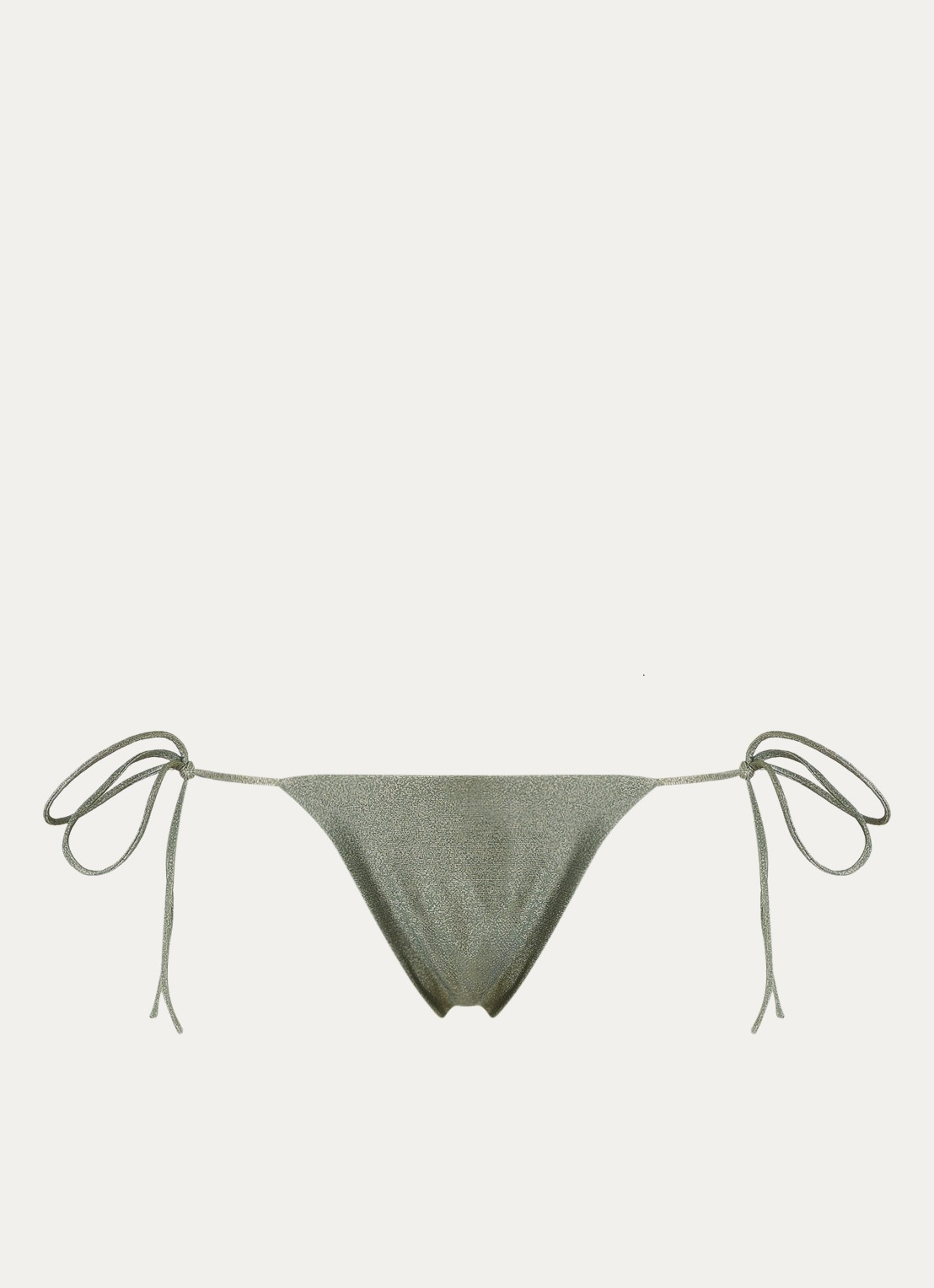 Aya Label The Selene bikinislip met geknoopt detail - voorkant 4 groen