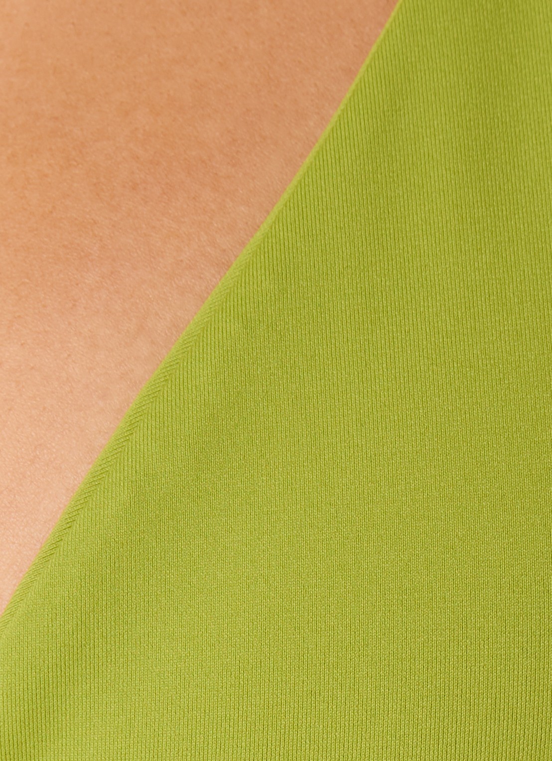 Aya Label The Selene triangel bikinitop met uitneembare vulling - detail 5 lime