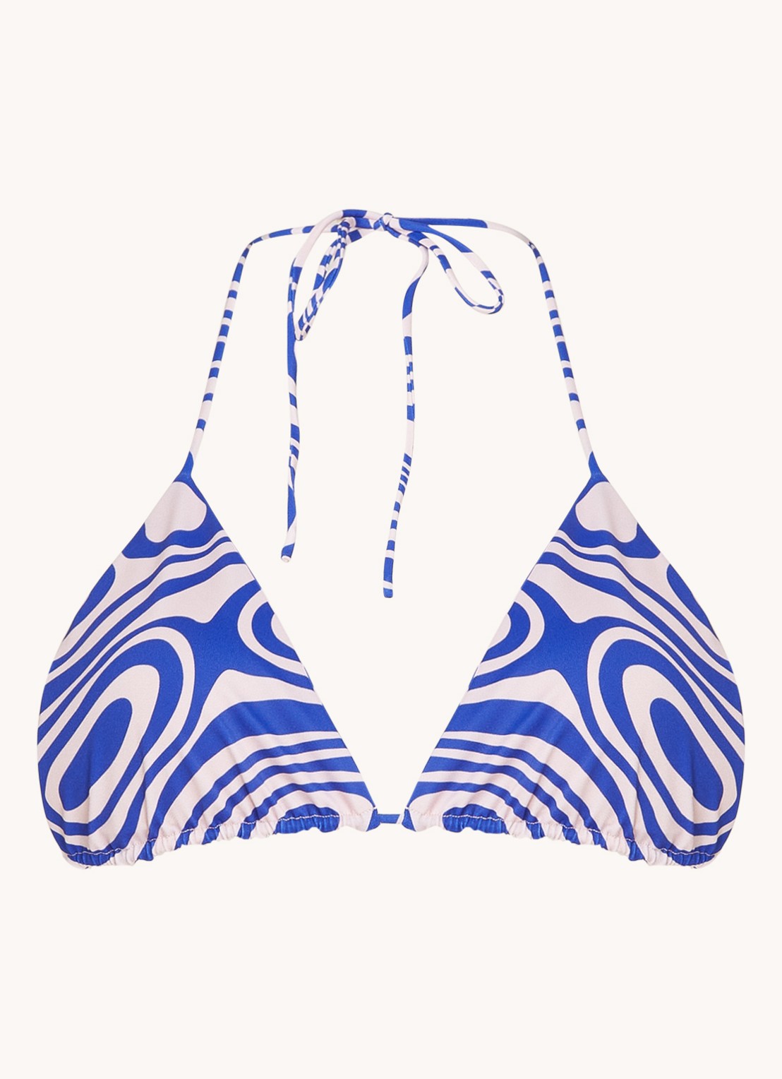 Aya Label The Selene triangel bikinitop met uitneembare vulling - voorkant 2 paars