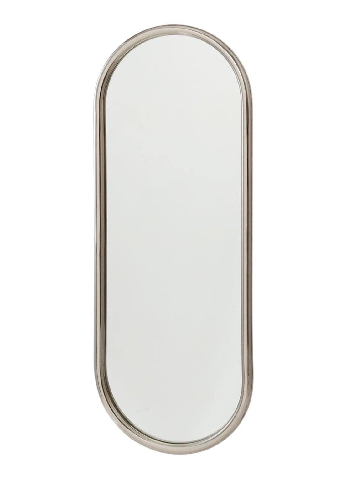 AYTM Angui spiegel 108 x 39 cm - voorkant zilver