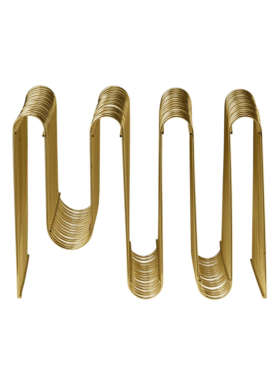 AYTM Curva tijdschriftenrek  - voorkant goud