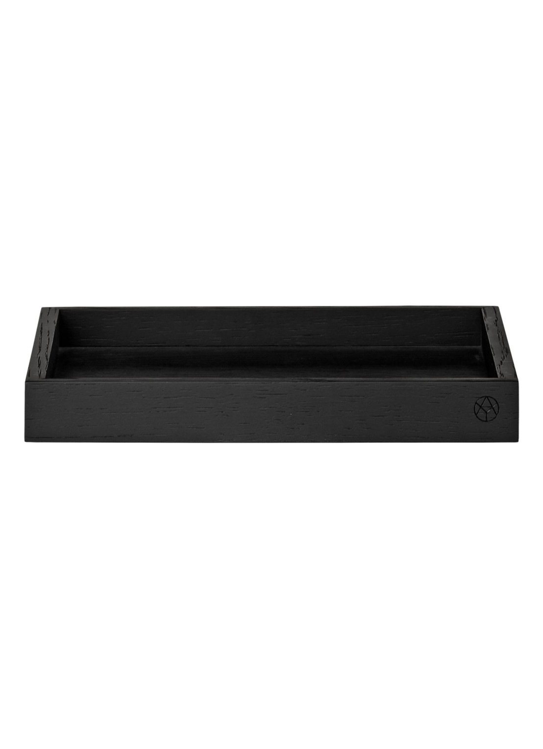 AYTM Wooden tray dienblad small  - voorkant zwart