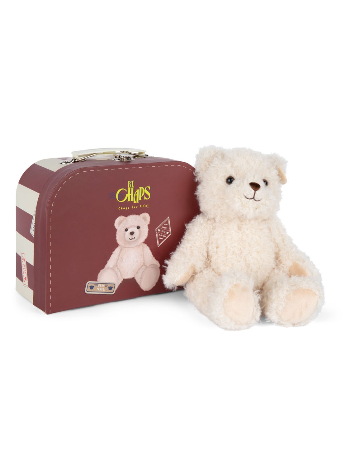 B.T. Chaps Frederick de Beer knuffel 17,5 cm - voorkant 2 ivoor