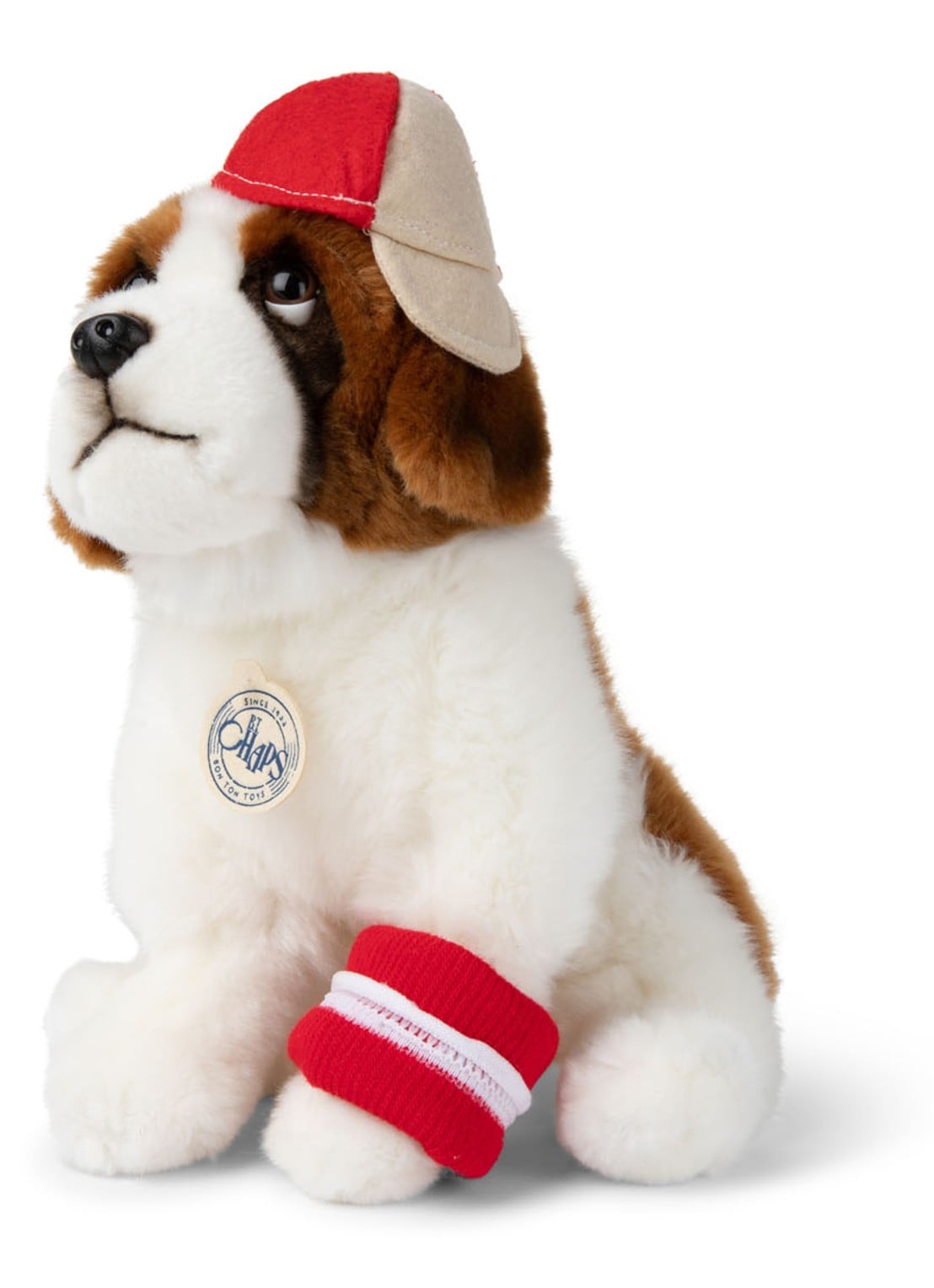B.T. Chaps Herman ST. Bernard knuffel 32 cm - voorkant 2 bruin