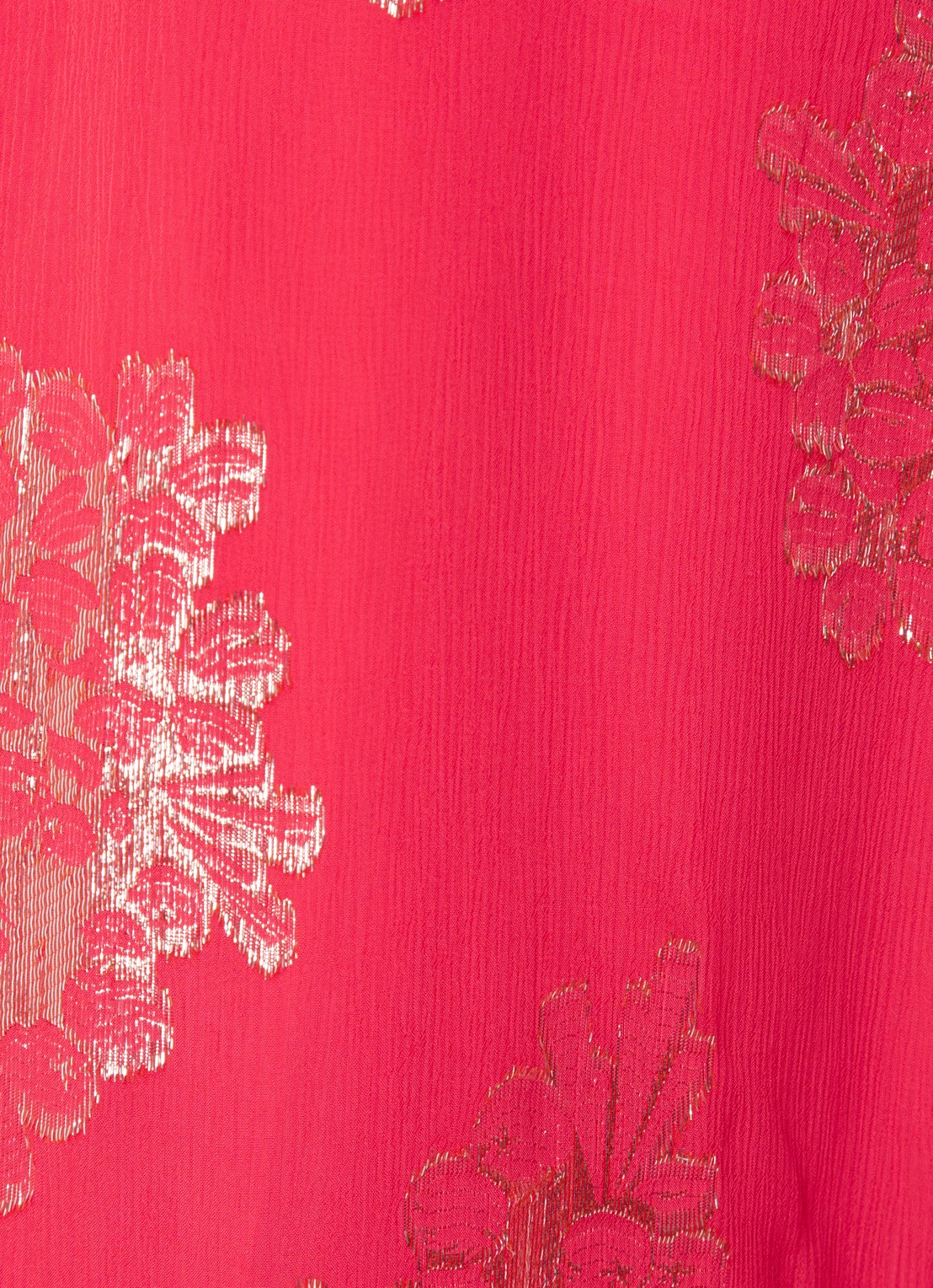 ba&sh Anita mini tuniekjurk met lurex - detail 5 cranberryrood