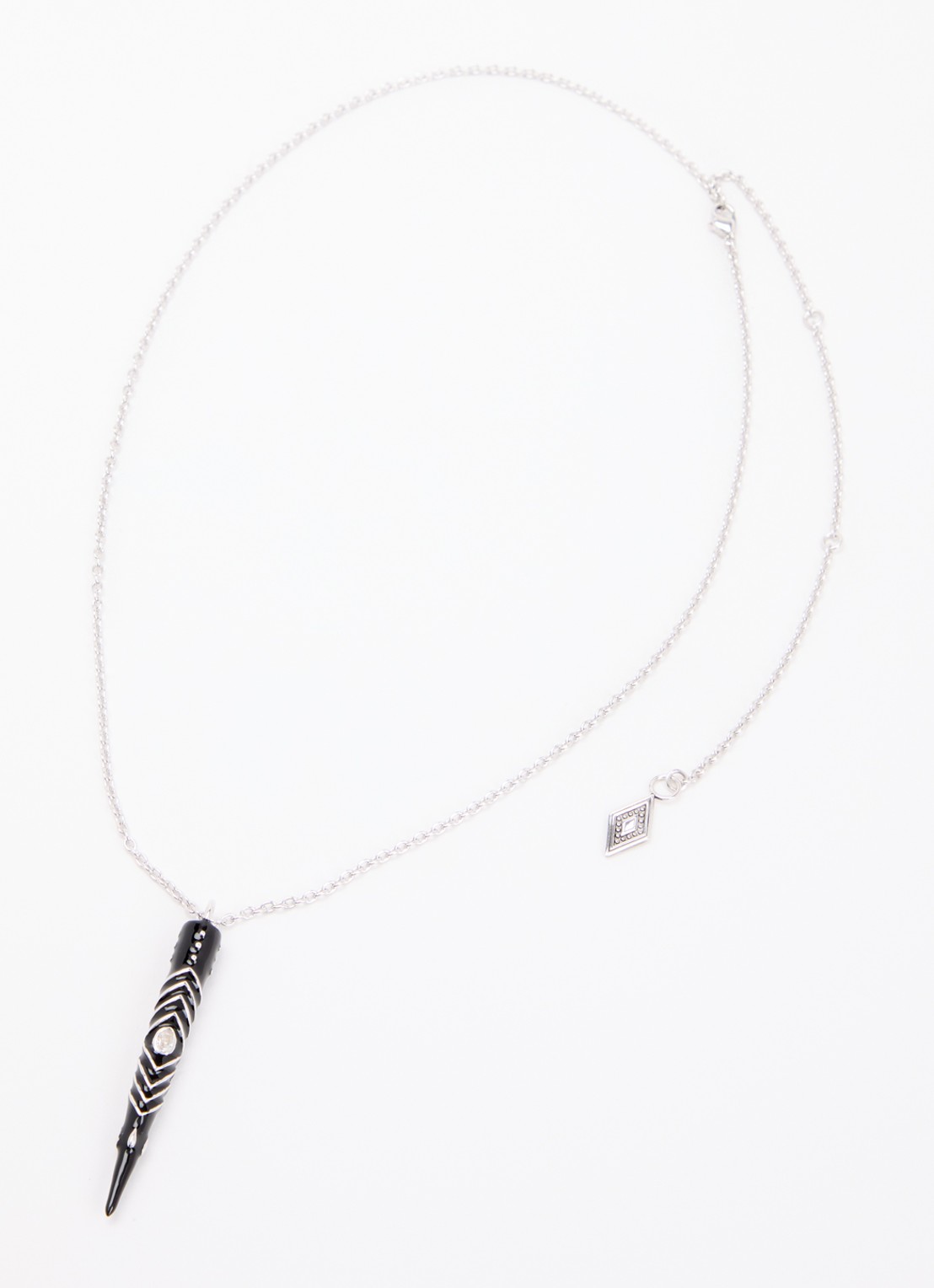 ba&sh Anna ketting - detail 2 zilver