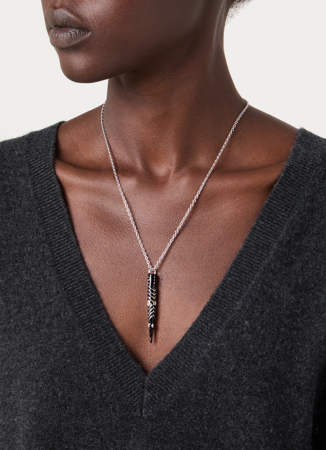 ba&sh Anna ketting - voorkant 5 zilver