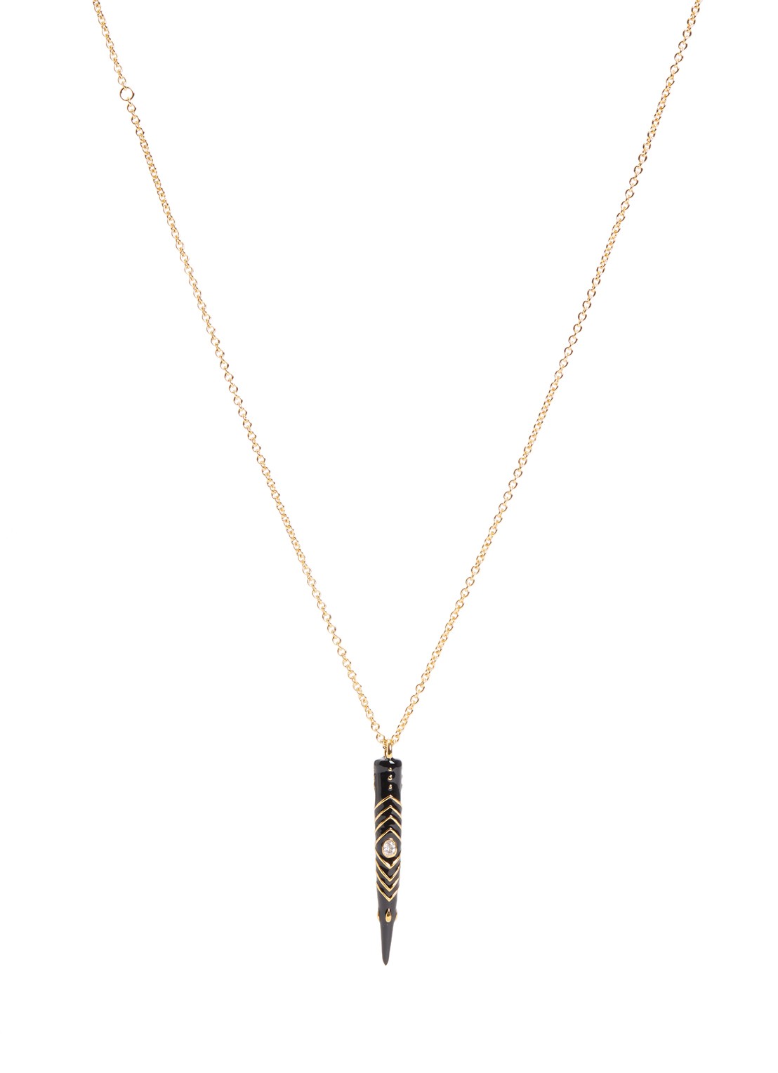 ba&sh Anna ketting - voorkant 3 goud