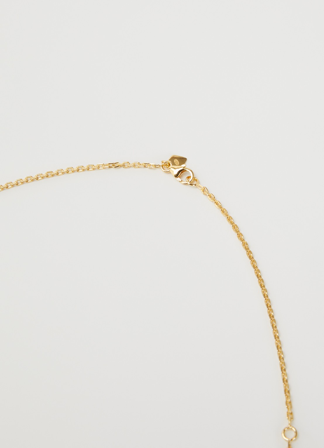ba&sh Anouchka ketting verguld - detail 4 goud