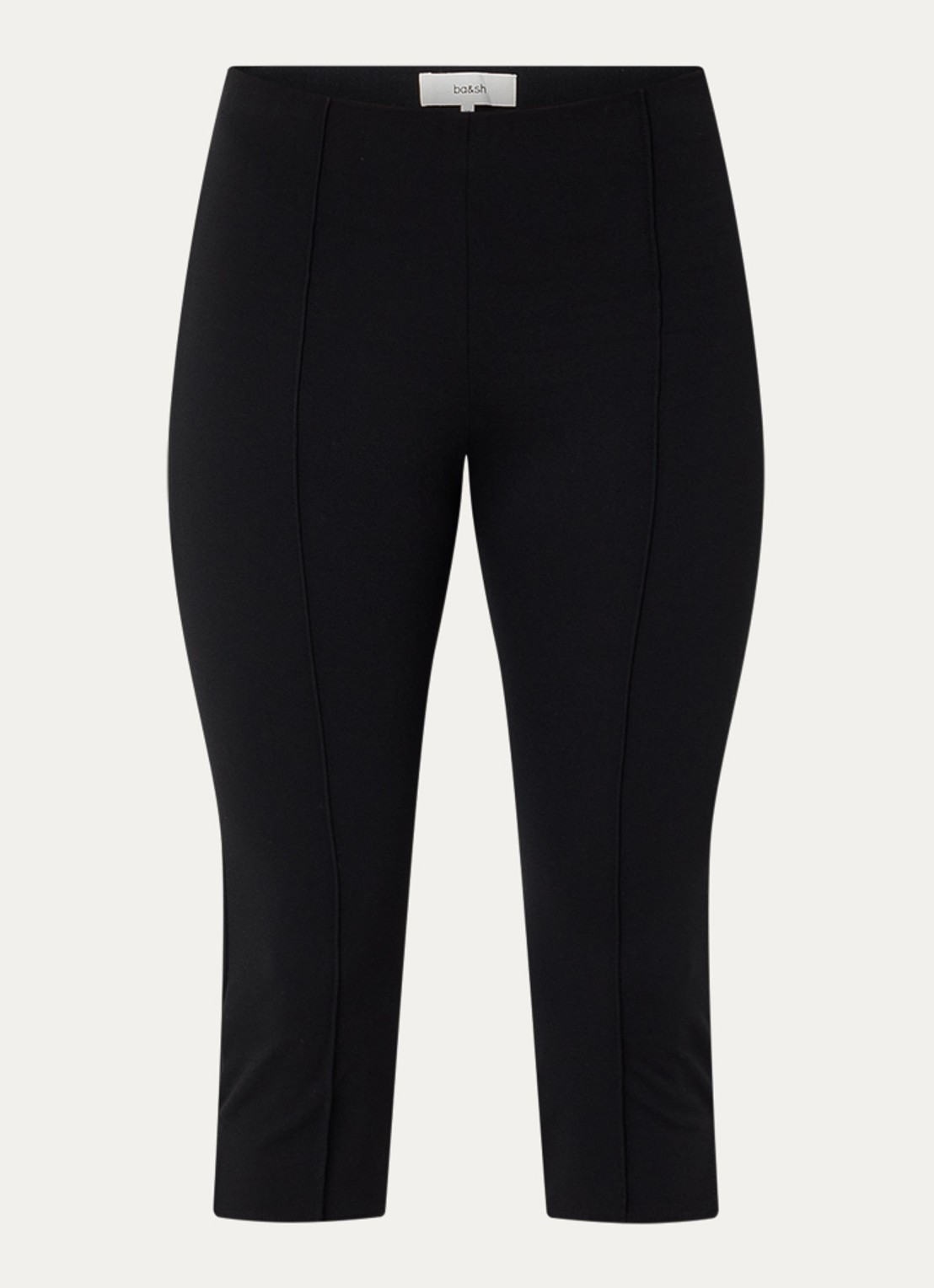 ba&sh Capria high waist legging met split - voorkant zwart