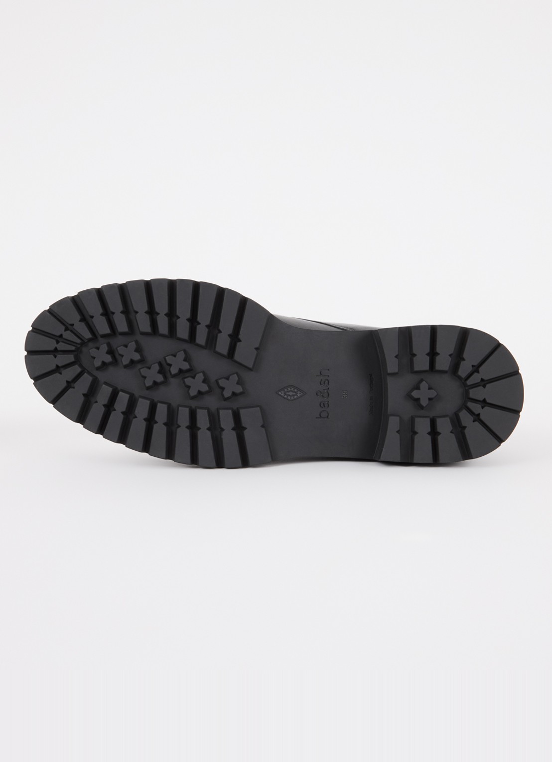 ba&sh Carl biker boot van leer - detail 8 zwart